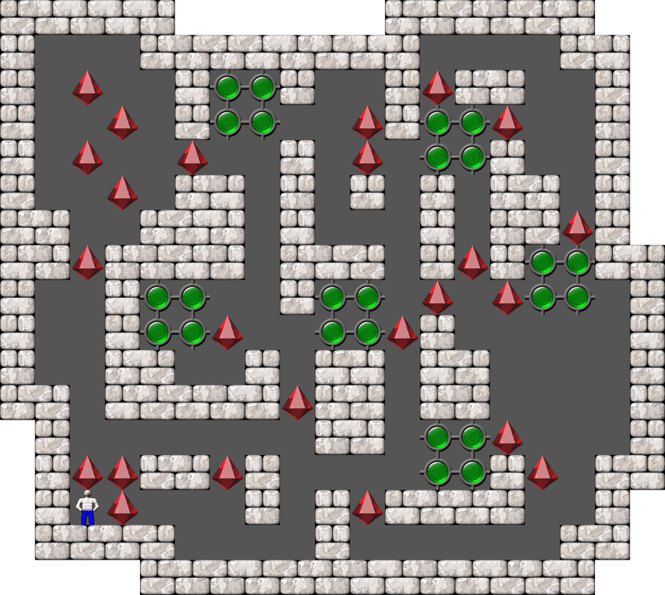 Sokoban Kevin B. Reilly Arranged level 35